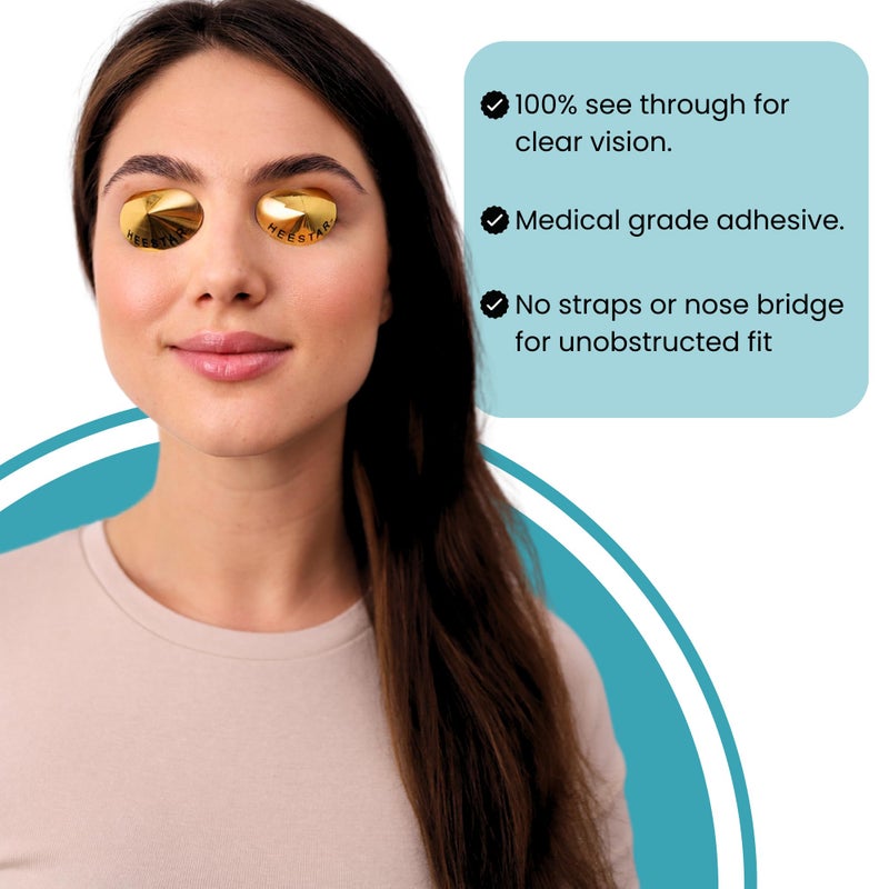 heestar Disposable Eye Protection Cones for Sun Tanningbed(50Pairs, GOLD) - Image 2